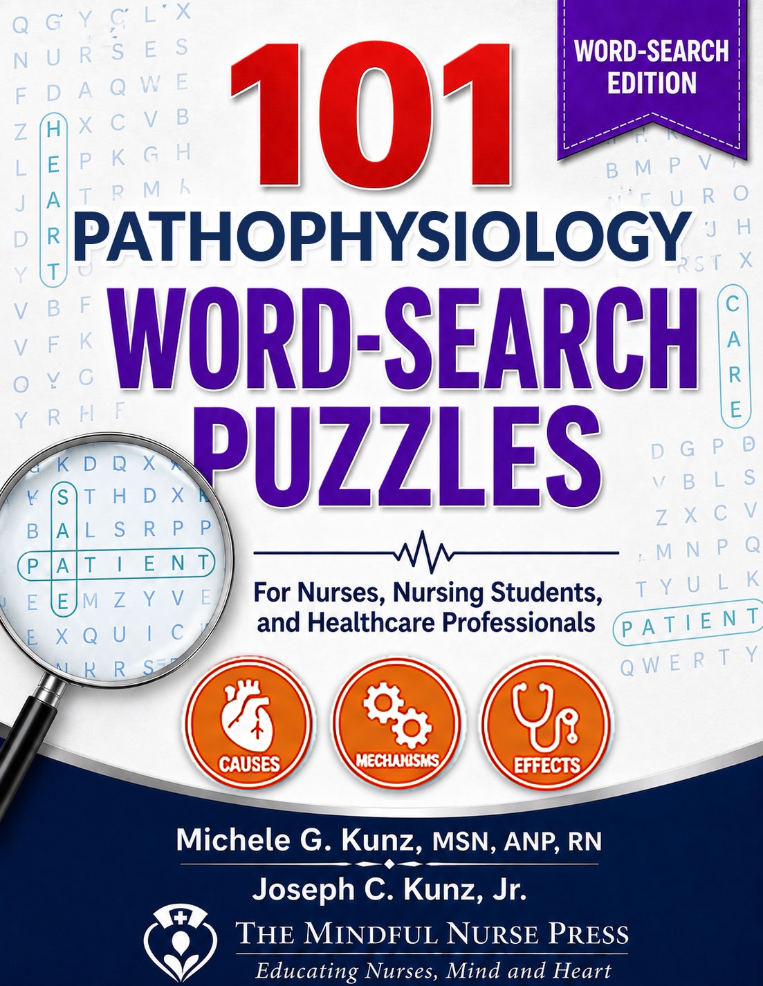 101 Pathophysiology Word-Search Puzzles book cover
