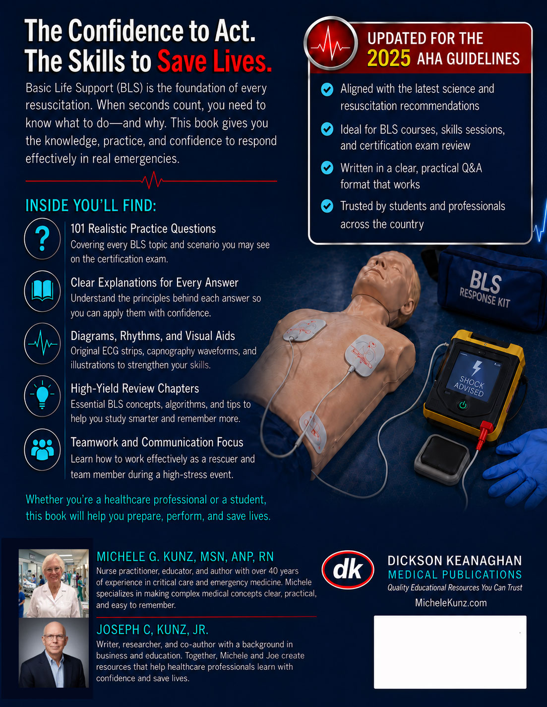 BLS Certification Exam Q and A with Explanations back cover