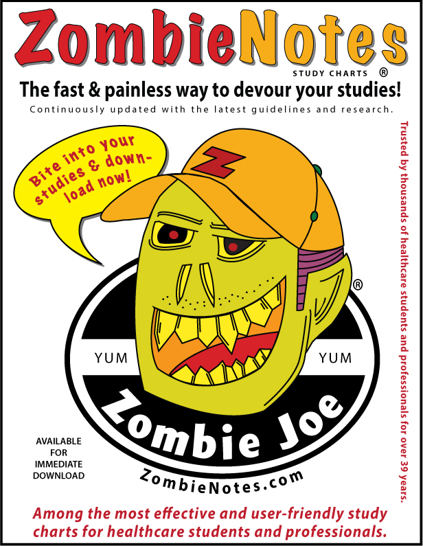 Zombie Notes Study Charts