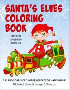 Santas-Elves-Coloring-Book-front-cover